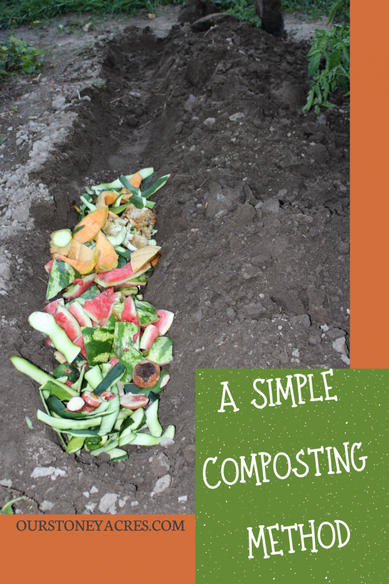 Trench Composting - The lazy mans composting method - Our Stoney Acres